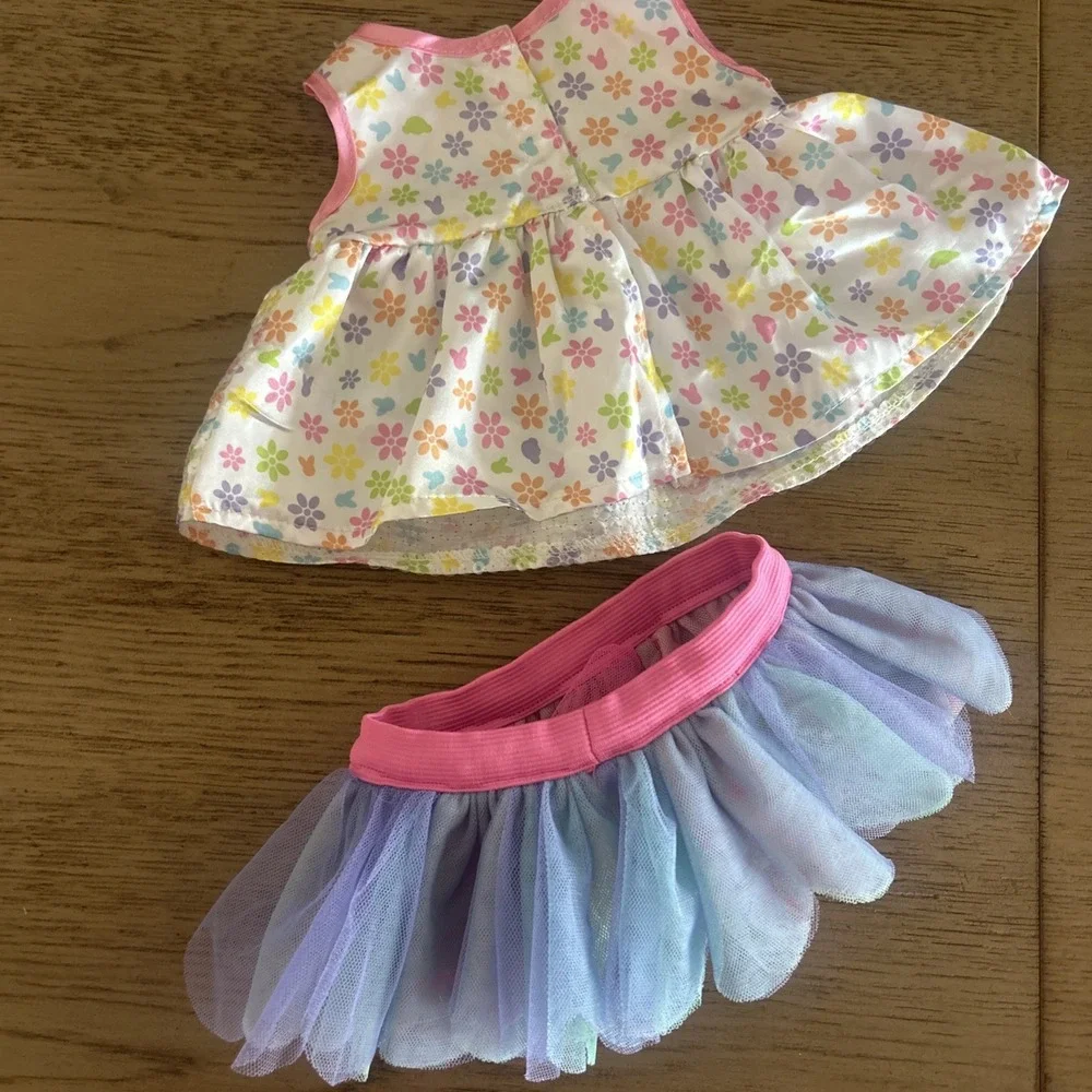 BUILD A BEAR WORKSHOP BAB - Lot of 2 Sequins Dress & Tutu Skirt